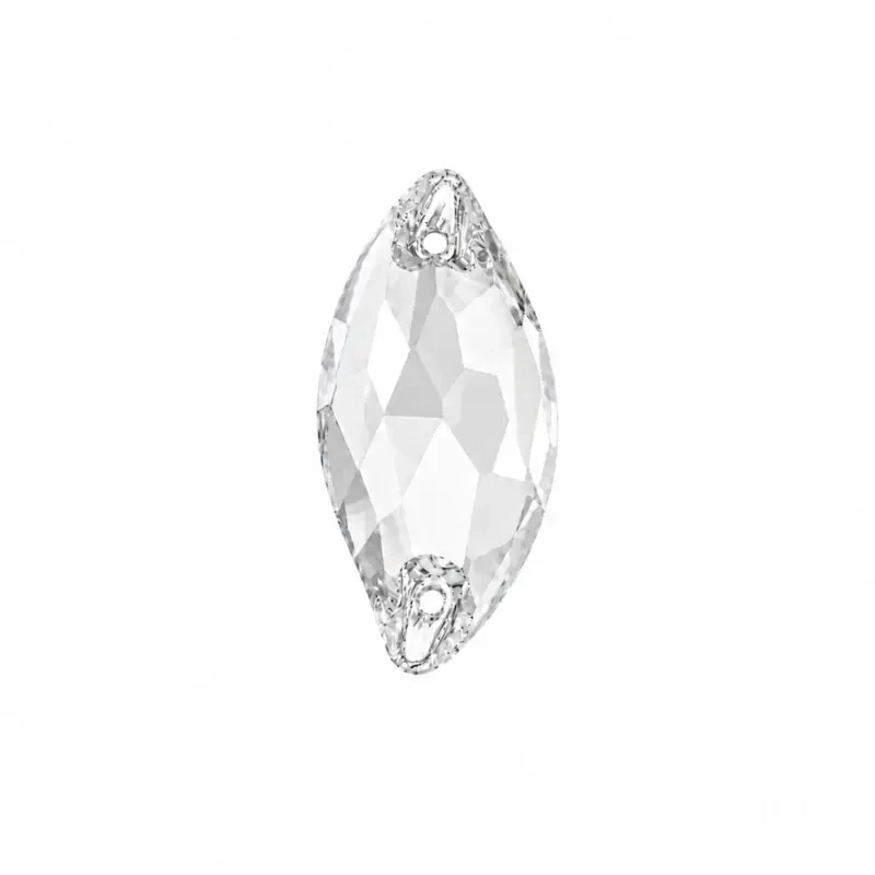 Пришивные стразы Leaf Crystal 12*7мм
