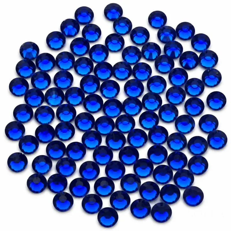 Стразы клеевые горячей фиксации Sapphire ss12