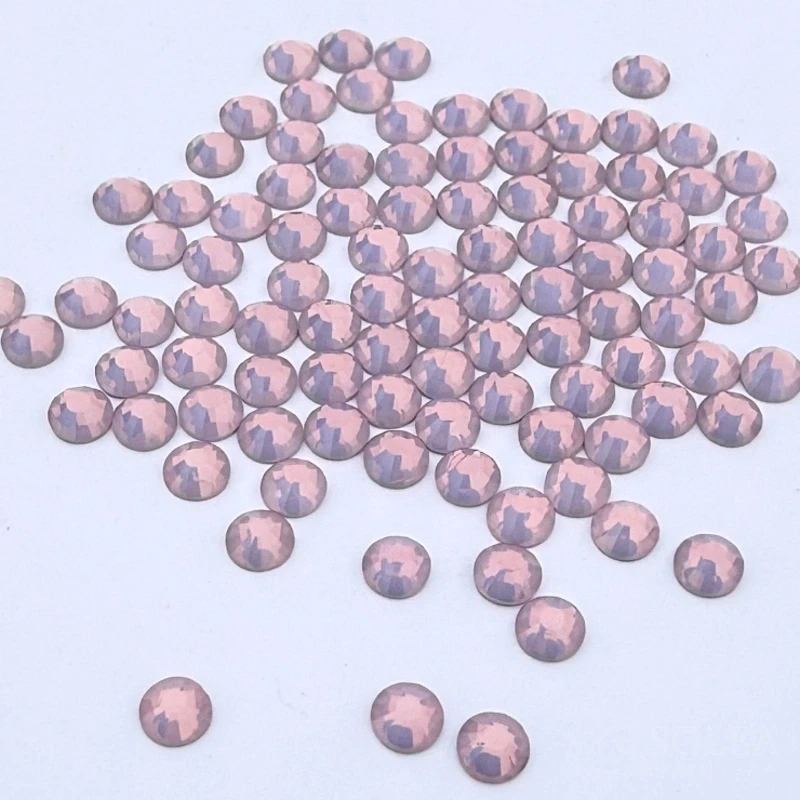 Стразы клеевые горячей фиксации Pink Opal ss30