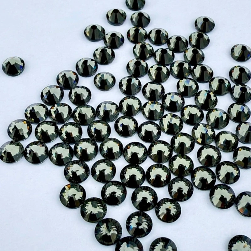 Стразы клеевые холодной фиксации Light Black Diamond ss12