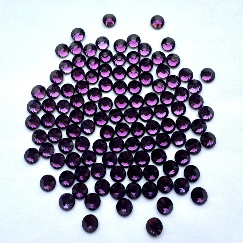 Стразы клеевые холодной фиксации Tanzanite ss30