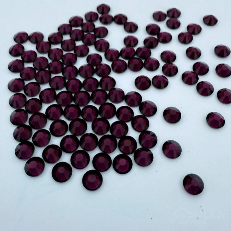 Стразы клеевые холодной фиксации Amethyst ss30