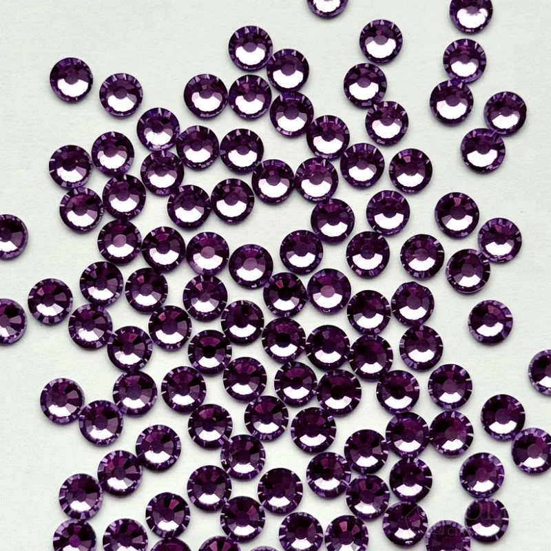 Стразы клеевые холодной фиксации Light Amethyst ss12