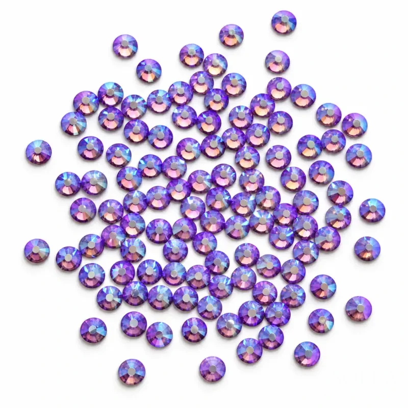 Стразы клеевые холодной фиксации Tanzanite AB ss34