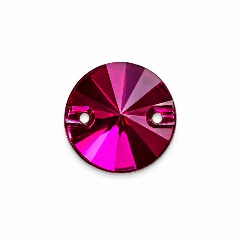 Пришивные стразы Rivoli Fuchsia 10mm