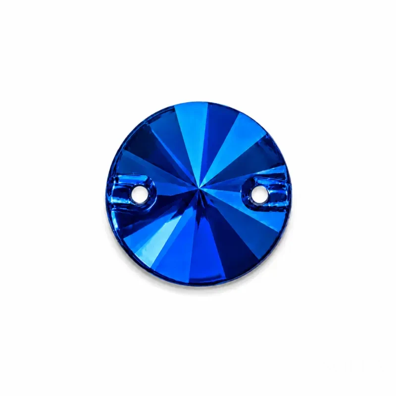 Пришивные стразы Rivoli Capri Blue 10mm