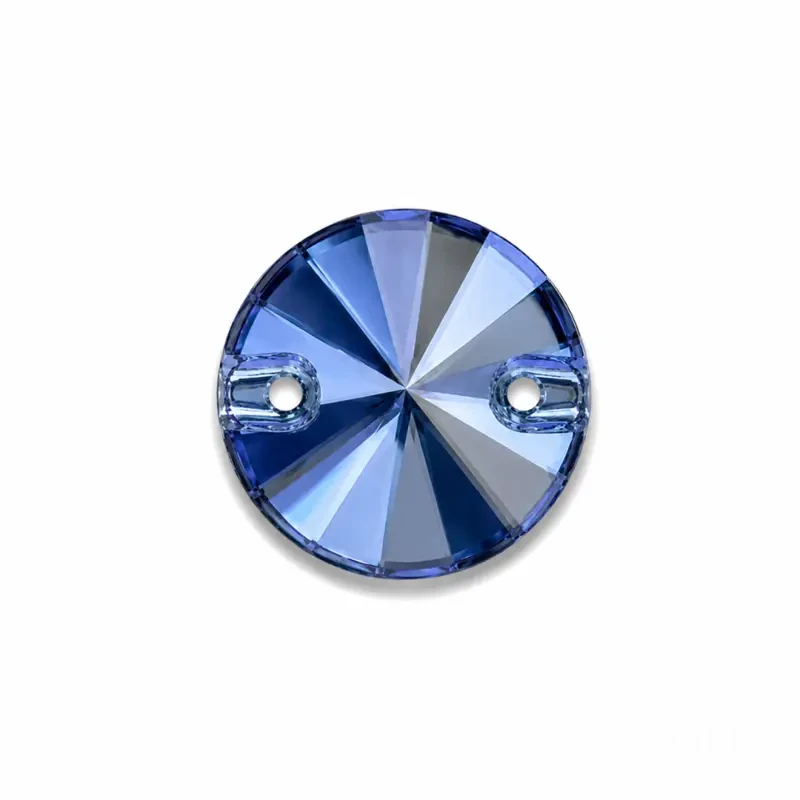 Пришивные стразы Rivoli Sapphire 12mm