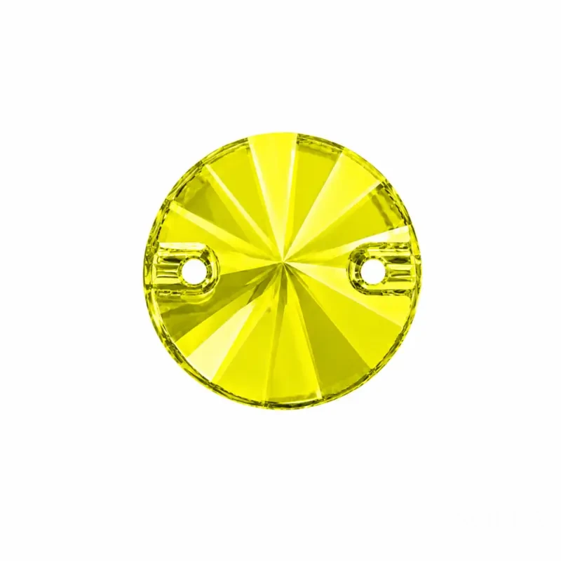 Пришивные стразы Rivoli Citrine 12mm