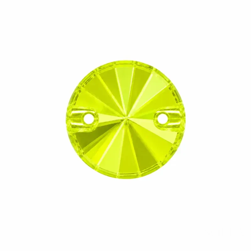 Пришивные стразы Rivoli Neon Citrine 12mm