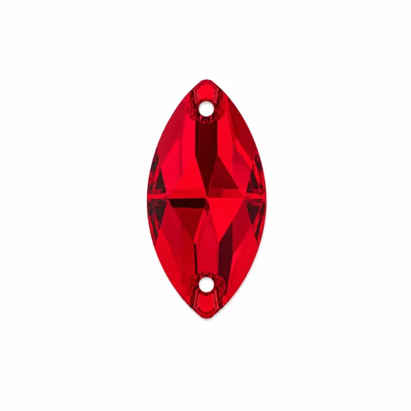 Пришивные стразы Navette Light Siam 12*6мм