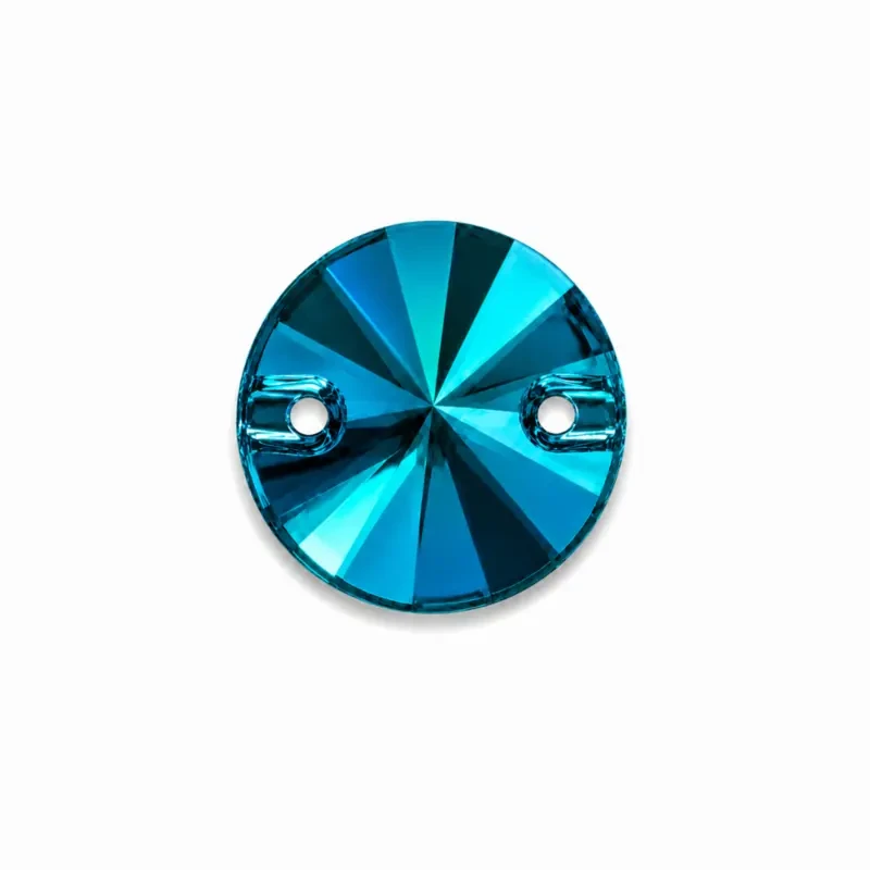 Пришивные стразы Rivoli Blue Zircon 12mm