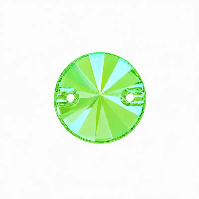 Пришивные стразы Rivoli Neon Green 14mm