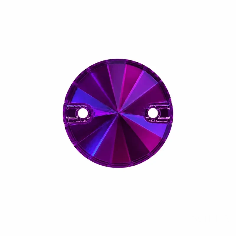 Пришивные стразы Rivoli Neon Violet 10mm