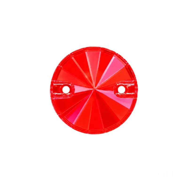 Пришивные стразы Rivoli Neon Coral 12mm