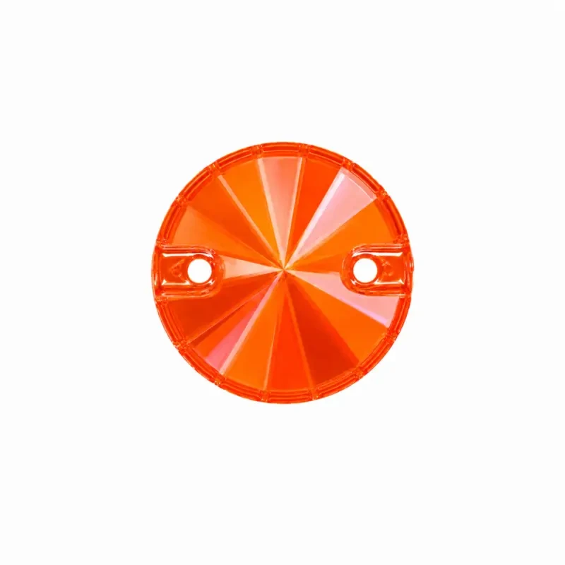 Пришивные стразы Rivoli Neon Orange 14mm