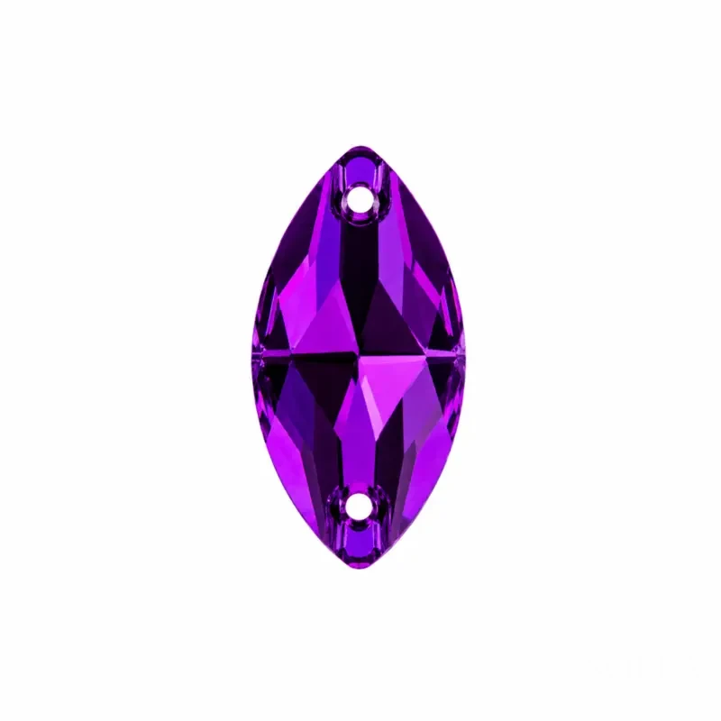 Пришивные стразы Navette Violet 12*6мм