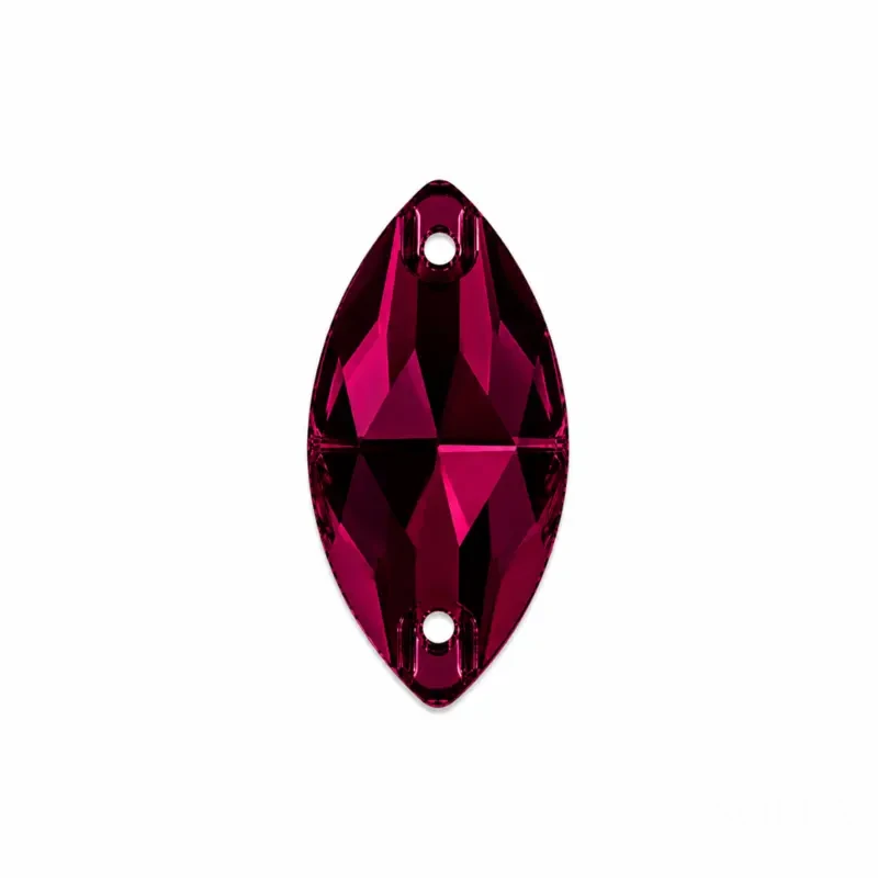 Пришивные стразы Navette Amethyst 18*9мм