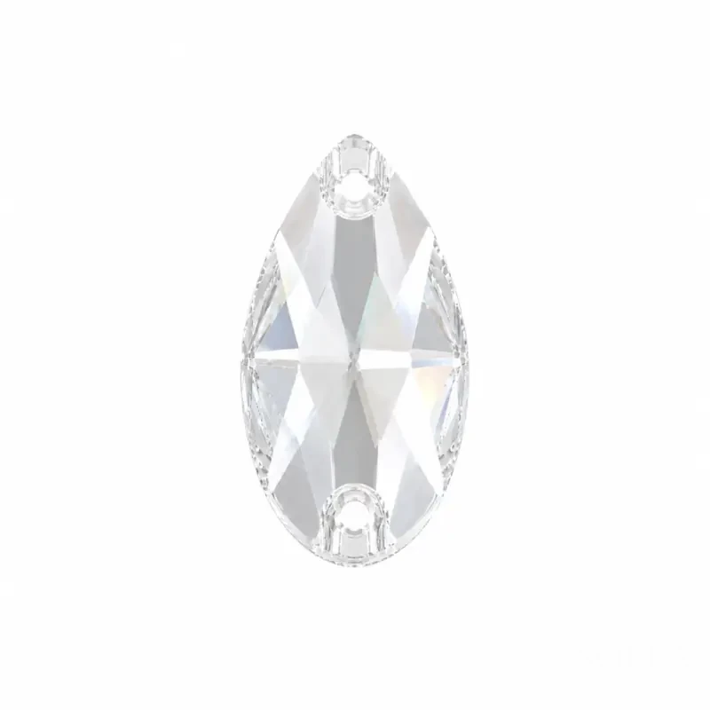 Пришивные стразы Drop Crystal 12*7мм