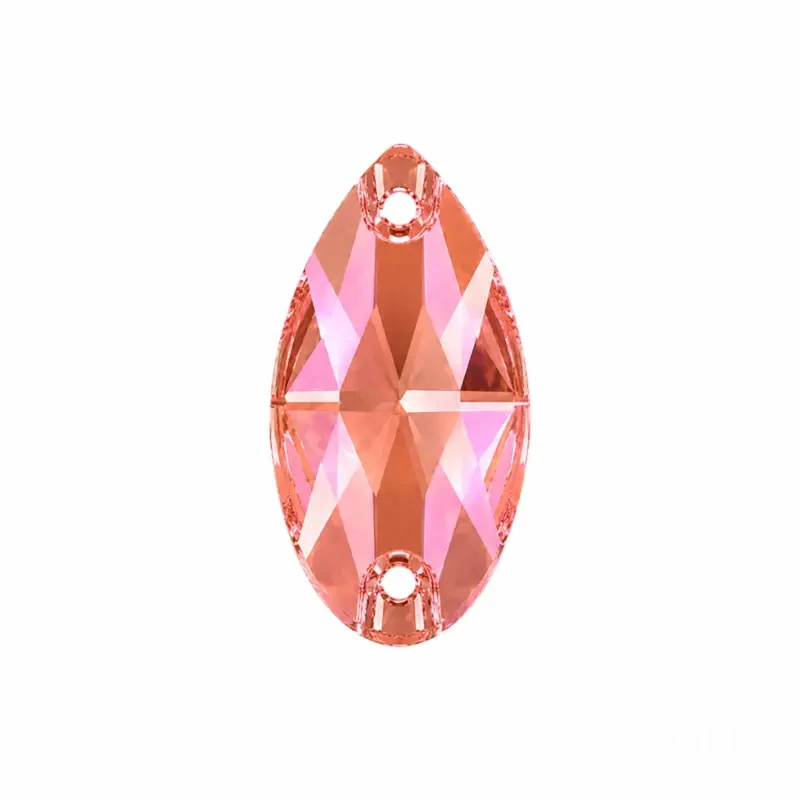 Пришивные стразы Drop Rose 12*7мм