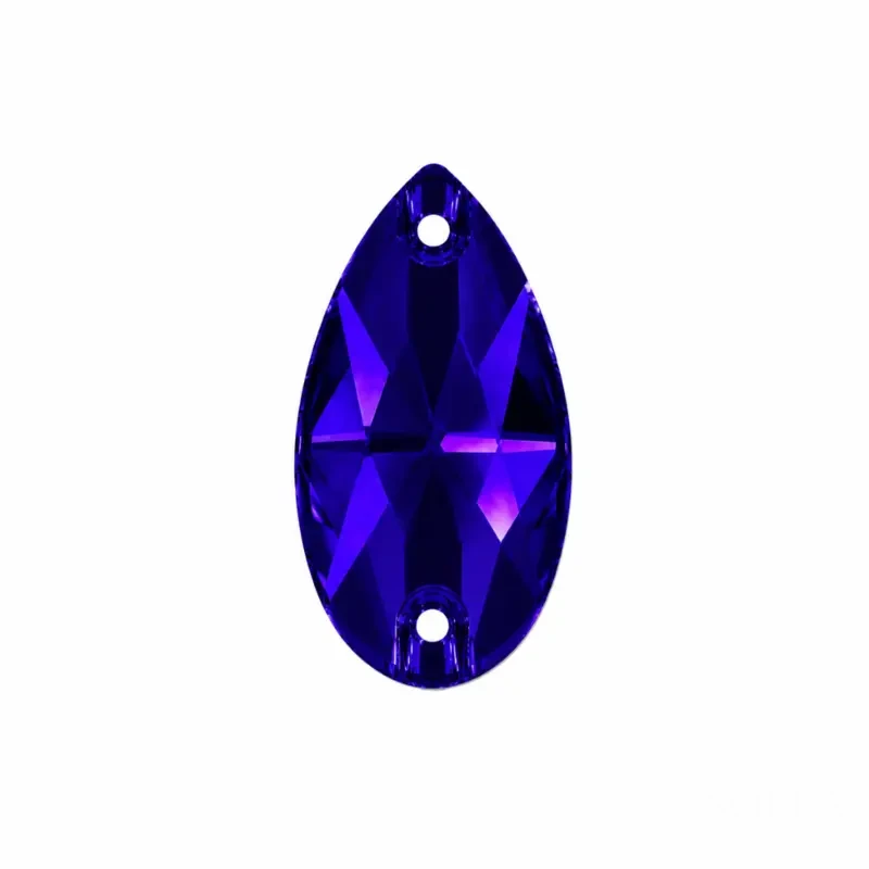 Пришивные стразы Drop Cobalt 14*10мм
