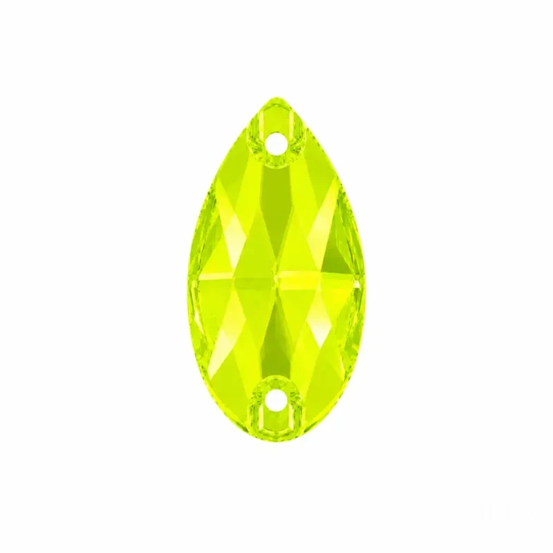 Пришивные стразы Drop Neon Citrine 12*7мм