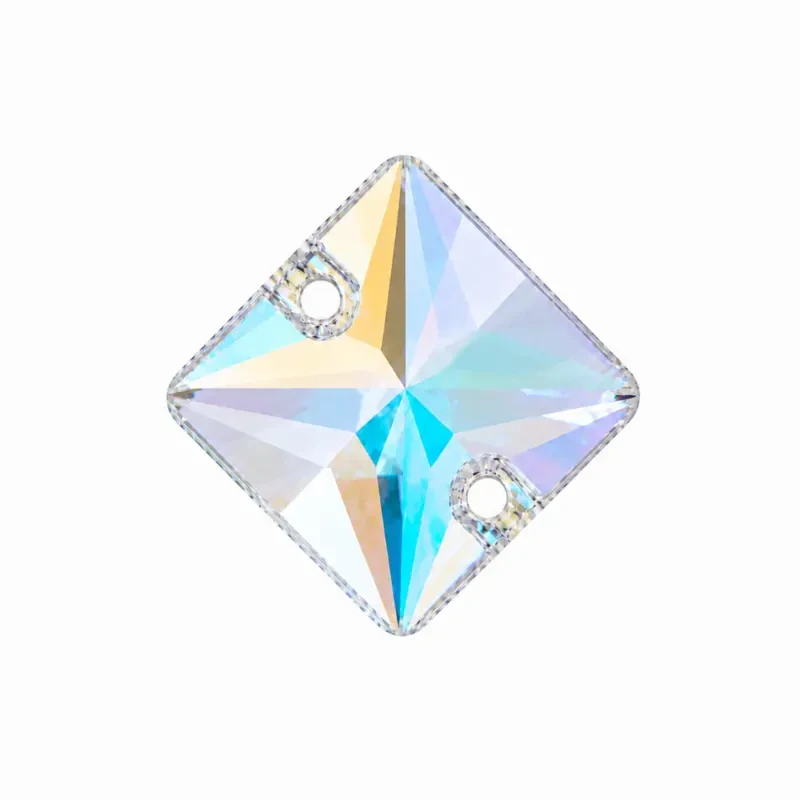 Пришивные стразы Square Crystal AB 10*10мм