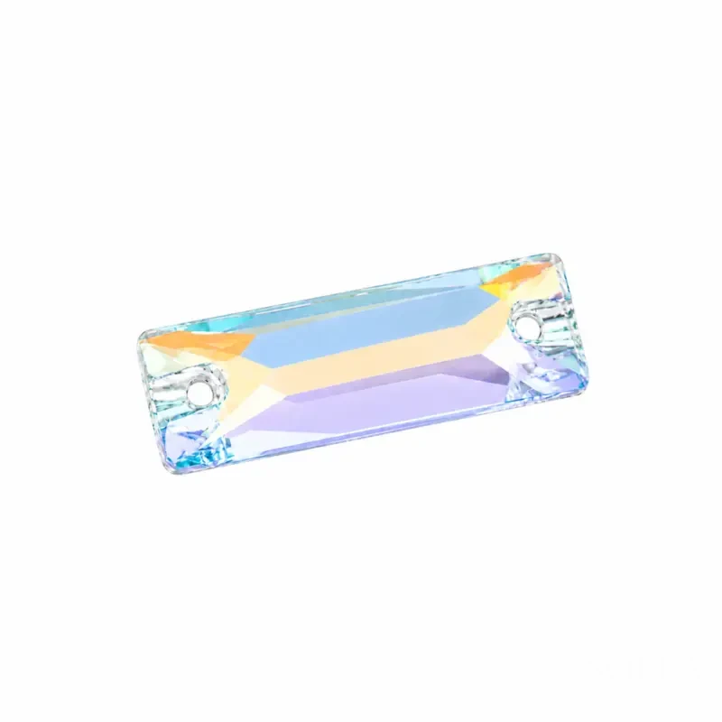Пришивные стразы Baguette Crystal AB 18*6мм