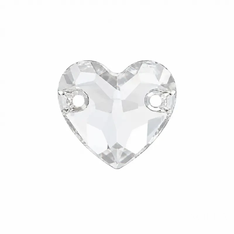 Пришивные стразы Heart Crystal 14*12мм