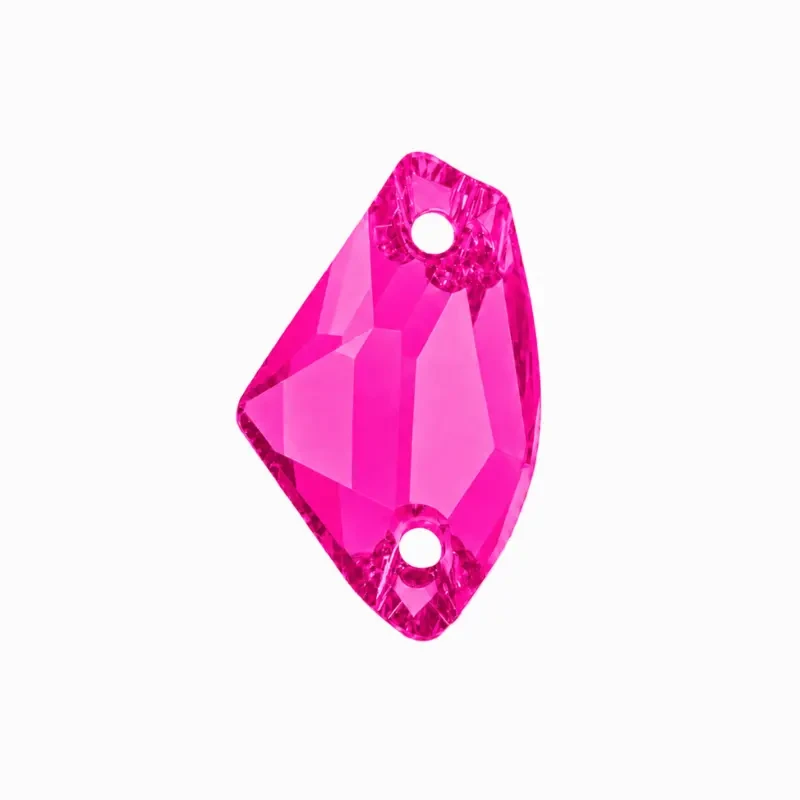 Пришивные стразы Galactic Neon Pink 27*16mm