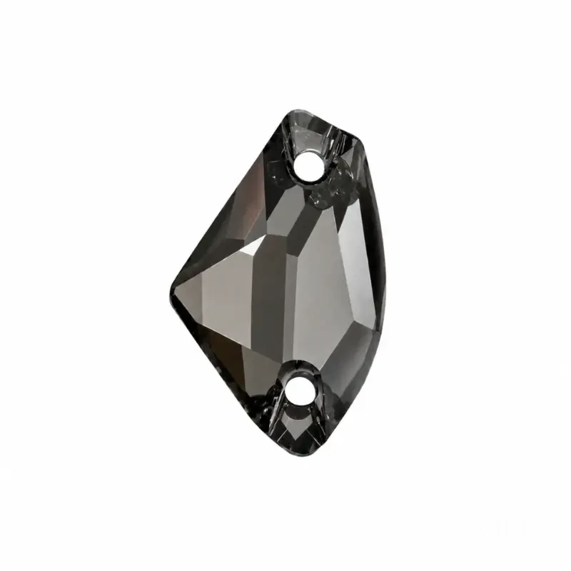 Пришивные стразы Galactic Jet Hematite 19*12mm