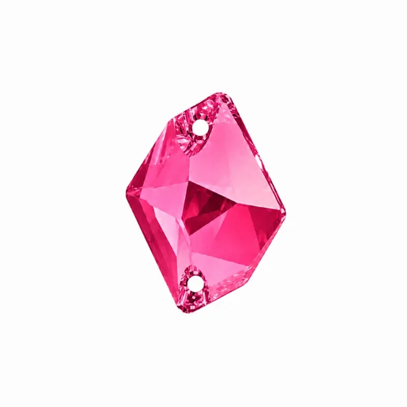 Пришивные стразы Cosmic Pink 17*13mm